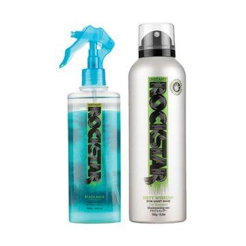 Instant Rockstar DUO Pack (Beach Rock Spray & Dirty Weekend Dry Shampoo DARK)