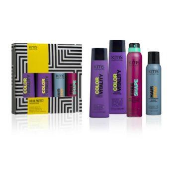 KMS - Color Protect - Shampoo, Conditioner, Hot Flex Spray, Playable texture