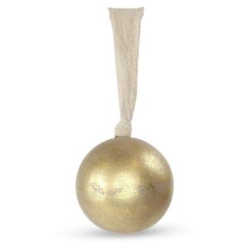 Brushed Gold Bauble