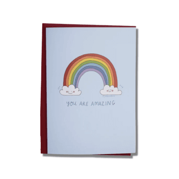 You Are Amazing Rainbow Card