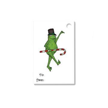 Christmas Gift Tag - Frog