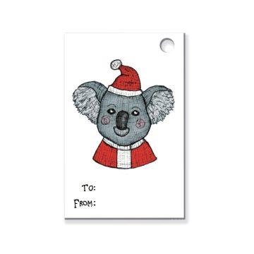 Christmas Gift Tag - Koala