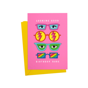 Birthday Babe Greeting Card