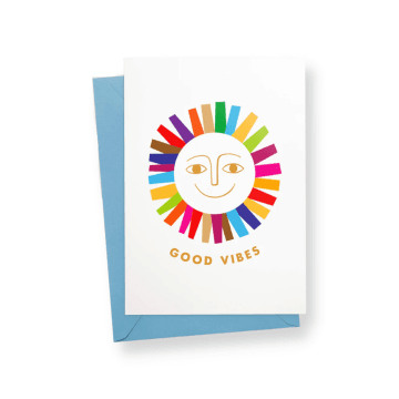 Good Vibes Greeting Card