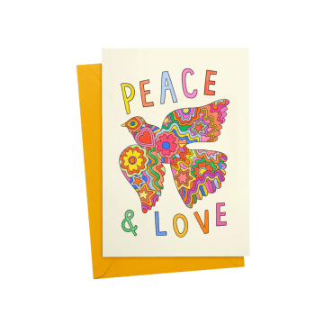 Peace & Love Greeting Card