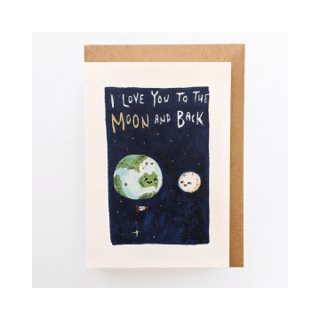 I Love You to the Moon and Back Card